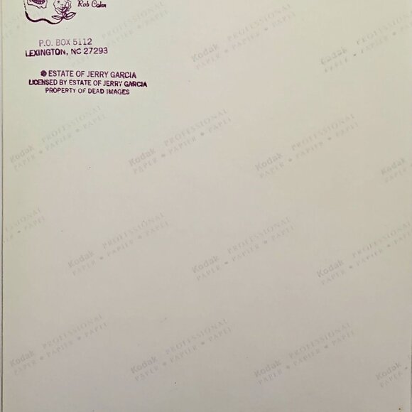 Jerry Garcia Photo Print By Rob Cohn Licensed By Estate Of Jerry Garcia - Picture 6 of 16